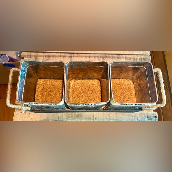 🔥Galvanized Metal Utensil Holder with Caddy🔥 - Picture 7 of 9